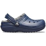 Crocs Unisex Kid's Classic gevoerde klomp K, Navy houtskool, 29/30 EU