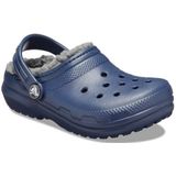 Crocs Unisex Kid's Classic gevoerde klomp K, Navy houtskool, 29/30 EU