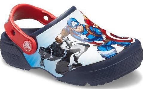 Crocs - Fl Avengers Patch Clog T - Marine - Uniseks Kinderen