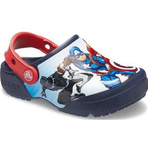 Crocs - Fl Avengers Patch Clog - Uniseks Kinderen - Marine - Kunststof