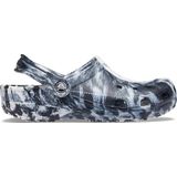 Crocs Classic Marbled Clog - Wit Zwart - Uniseks Klomp