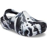 Crocs Classic Marbled Clog - Wit Zwart - Uniseks Klomp