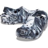 Crocs Classic Marbled Clog - Wit Zwart - Uniseks Klomp