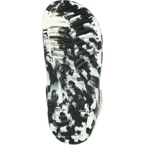Crocs Klassische Marmor Clogs Weiß / Schwarz