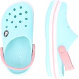 Crocs - Toddler Crocband - Klompen - Ice Blue/White - Croslite™ Materiaal