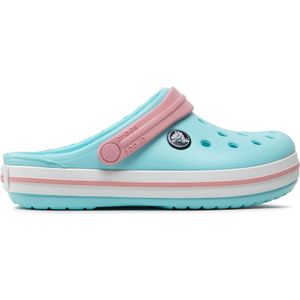Crocs Crocband Clog K Clog, Sommerschuh, Schlappen, Hausschuh, Badeschuh mit Kontrast-Akzenten