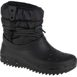 Crocs - Fuzzy Winterlaarzen - Zwart - Croslite - Dames