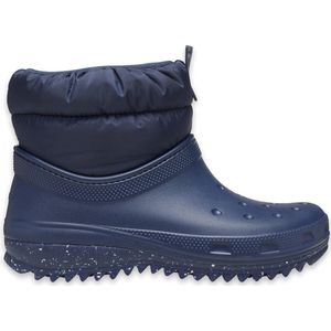 Crocs - Klassieke Neo Puff Shorty Boot - Marineblauw - Winterlaars voor Dames