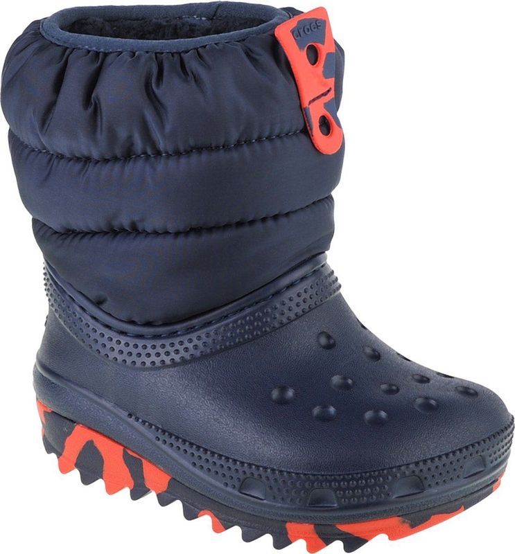 Crocs Classic Neo Puff Boot Toddler 207683-410 voor een jongen Marineblauw Sneeuw laarzen Laarzen