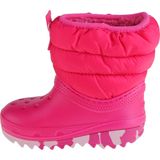 Crocs - Classic Neo Puff Laarzen - Zwart - Donsvoering - Gemarmerde Zool