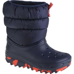 Crocs Classic Neo Puff Boot Kids 207684-410 voor een jongen Marineblauw Sneeuw laarzen Laarzen