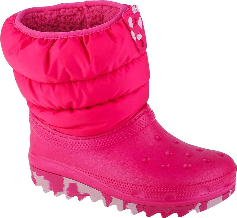 Crocs Classic Neo Puff Boot Kids 207684-410 voor een jongen Marineblauw Sneeuw laarzen Laarzen