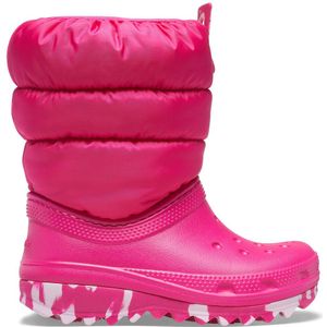 Snowboot Crocs Kids Classic Neo Puff Boot Candy Pink-Schoenmaat 34 - 35