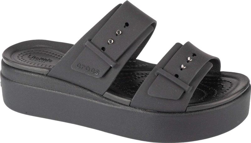 Crocs - Brooklyn Buckle - Sandalen - Zwart - LiteRide™-technologie