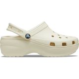 Crocs Women's Classic Platform Clog W 37-38 EU Bone
