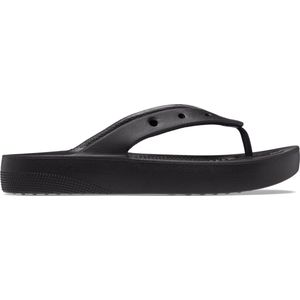 Crocs - Classic Platform Flip - Damesklomp - Zwart