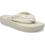 Crocs  Classic Platform Flip W  slippers  dames Beige
