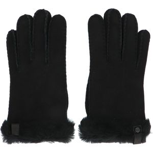 Handschoen UGG Women Shorty Glove W/ Leather Trim Black-M