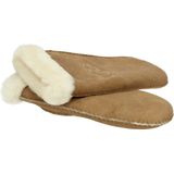 Want UGG Women Shearling Ugg Embroider Mitten Chestnut-L / XL