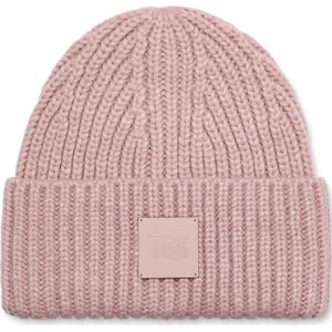 UGG - Chunky Rib Beanie - Muts - Lichtroze - 78% Acryl, 17% Nylon, 5% Wol