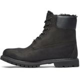 Timberland - Premium Shearling Lined - Veterboots - Zwart - Nubuckleer