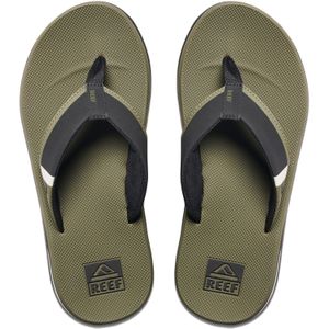 Reef Fanning Low Olive Heren Slippers - Olijfgroen