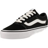 Vans - Ward - Herensneakers - Zwart - Suede Canvas - Plat Ontwerp