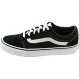 Vans - Ward - Herensneakers - Zwart - Suede Canvas - Plat Ontwerp