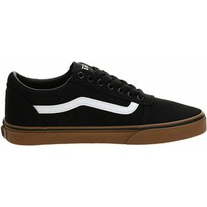 Vans Ward Canvas Heren Sneakers - Black/Gum - Maat 46