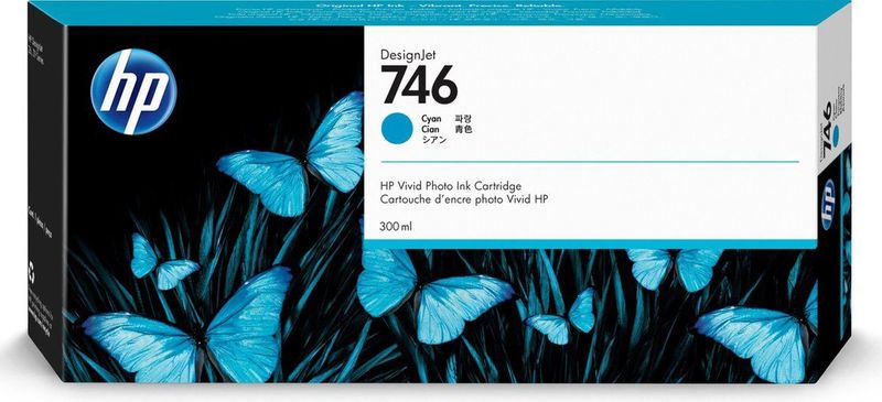 Original HP P2V80A / 746 Tintenpatrone cyan