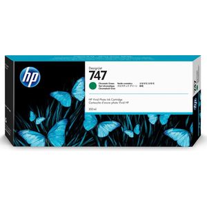 HP 747 300-ml Chromatic Green DesignJet Ink Cartridge printkop Inkjetprinten