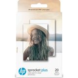 HP Sprocket Premium Zink Zelfklevend Fotopapier, Geschikt Voor Sprocket Select en Sprocket Plus, 5,8 x 8,7 cm, 20 vellen