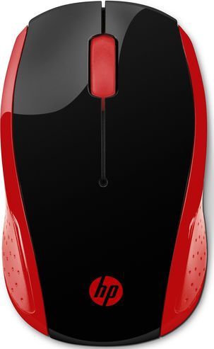 HP - 200 Emprs Wireless Mouse - Rood - USB - Optisch - Kantoor