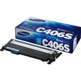 CLP-360, CLX-3300, C460 HP Original CLT-C406S Toner cyan 1.000 Seiten (CLT-C406S/ELS) für CLP-365/W, CLX-3305/FN/FW/W, Xpress C410W