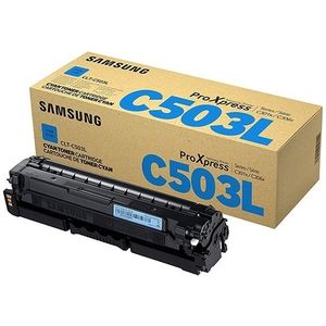 Samsung CLT-C503L cyaan tonercartridge met hoog rendement (SU014A) voor SL-C3010ND | C3060FR