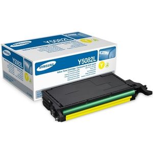 Samsung CLT-Y5082L High Yield Yellow Original Toner Cartridge tonercartridge 1 stuk(s) Origineel Geel