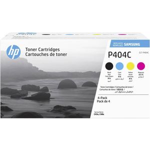 Samsung CLT-P404C 4-pack Cyan/Magenta/Yellow/Black Original Toner Cartridge tonercartridge 4 stuk(s) Origineel Zwart, Cyaan, Magenta, Geel