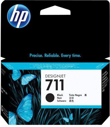 HP Inktcartridge 711 (CZ129A) Zwart