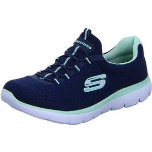 Skechers SUMMITS dames Sneaker, Blau Navy Aqua, 38 EU