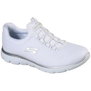 Skechers SUMMITS dames Sneaker, White Silver, 38.5 EU