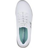 Vrijetijdsschoen - Wit/Zilverkleur - Textiel - Schokabsorberende Tussenzool