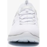 Vrijetijdsschoen - Wit/Zilverkleur - Textiel - Schokabsorberende Tussenzool