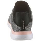 Skechers Damessneakers, Zwart/Koraal, 38 EU