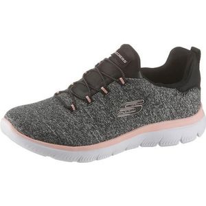 Skechers Damessneakers, Zwart/Koraal, 38 EU