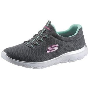 Skechers Slip-On Sneaker "SUMMITS", Freizeitschuh, Komfortschuh mit stoßdämpfender Zwischensohle
