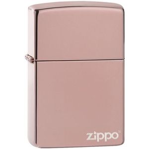 Zippo 49190ZL Klassieke zakaansteker in roségoud met logo