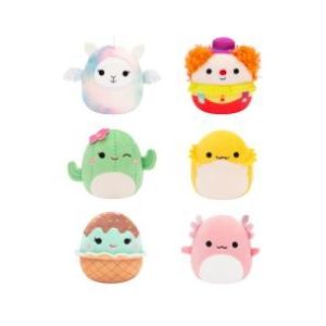 MicroMallows by Squishmallows 6,5cm 6 Pack Plush Archie, Maya, Maritza, Bimbi, Rodry, Lucy-May