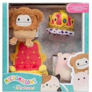Squishmallows Micromallows SQMM0014 - Accessoireset - Koninklijke Parade - Super zachte mini-pluche dieren - 6,5 cm