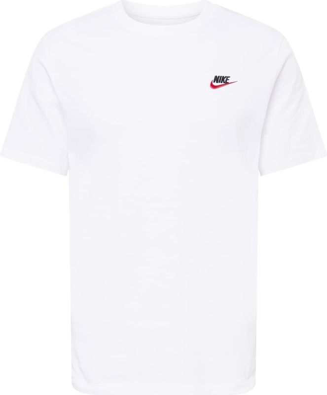 Nike Sportswear Club Heren T-shirt Heren - Shirts - Kleur Wit-multicolour - Maat S