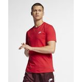 Nike Heren Sportswear Club T-shirt, University Red/(White), L